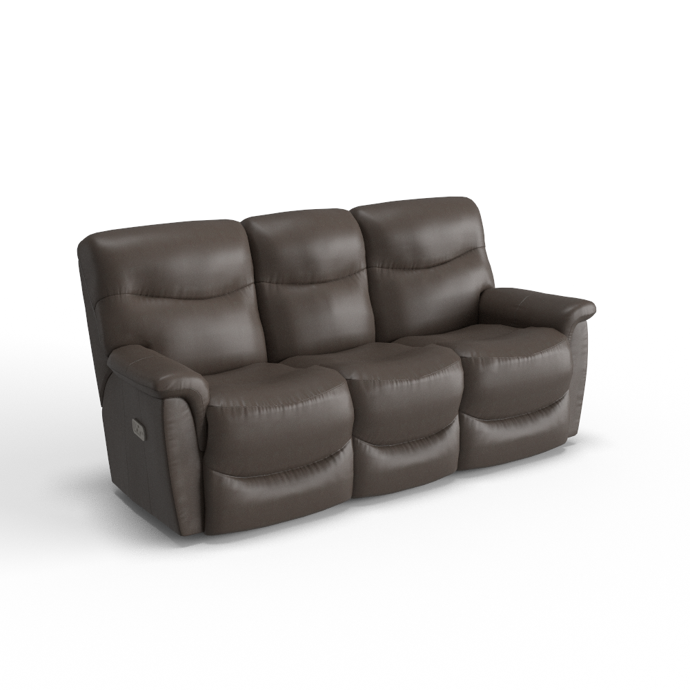 James Power Reclining Sofa w/ Headrest & Lumbar, In Stock